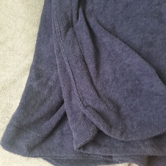 A new day womens shorts plus Size 3X navy blue Terrycloth Pull-on midwaist nwot - Picture 7 of 10